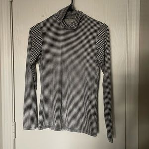 Tight top black and white print (HEATTECH)